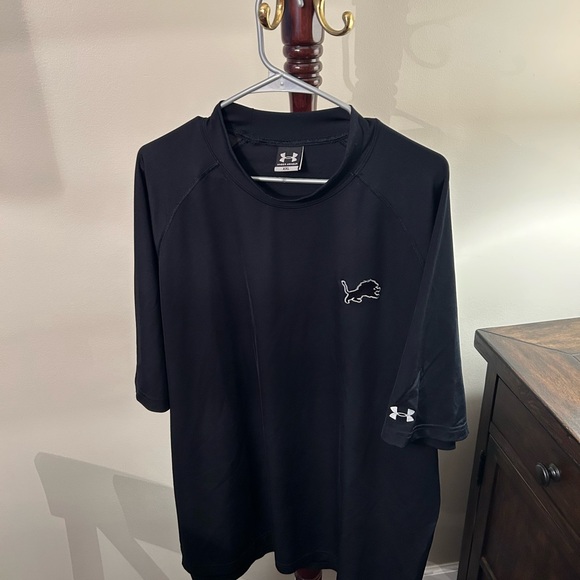Under Armour Black Detroit Lions Shirt XXL - Picture 5 of 7